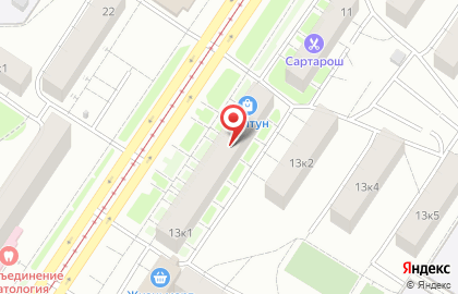 Сеть офисов ТОП-окна на Белореченской улице на карте