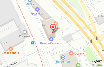 Бизнес-центр К5 на улице Колмогорова на карте