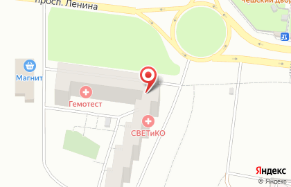 Отделение службы доставки Boxberry на проспекте Ленина на карте