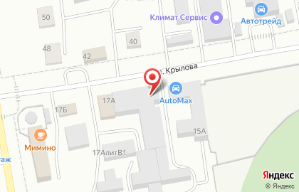 Кафе Лайм на улице Крылова на карте