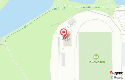 Стадион Локомотив в Московском районе на карте