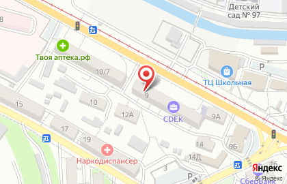 Служба экспресс-доставки Сдэк в Первомайском районе на карте