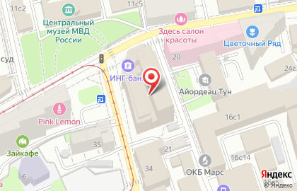 Компания Seciva на Краснопролетарской улице на карте