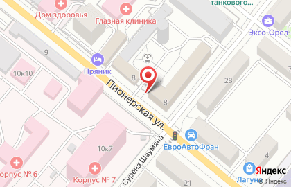 ВКХ Орёлводоканал, МУП на карте