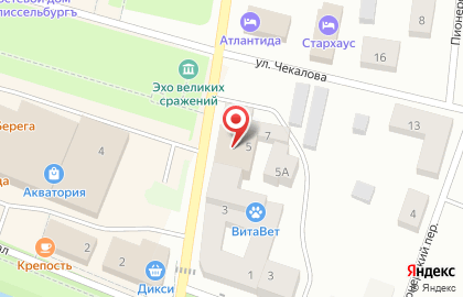 Викинг-лес на карте