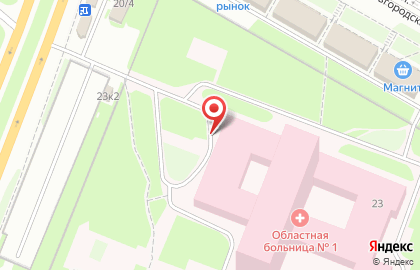 Больница Вологодская областная клиническая больница на Пошехонском шоссе на карте