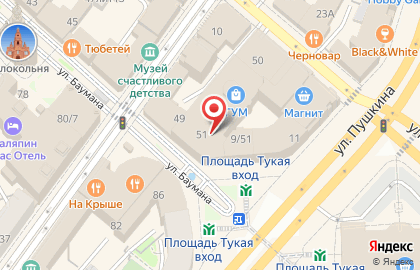 PANDORA на улице Баумана на карте