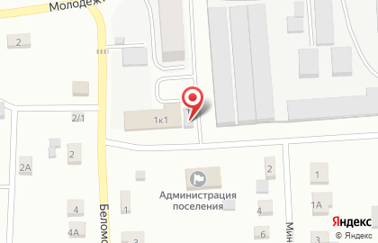 Магазин Огонёк на Беломорской улице на карте