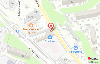 Фирменный установочный центр СтарЛайн в Первореченском районе на карте
