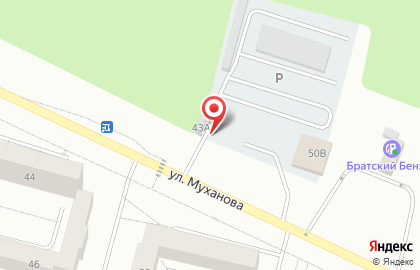 Автостоянка в Иркутске на карте