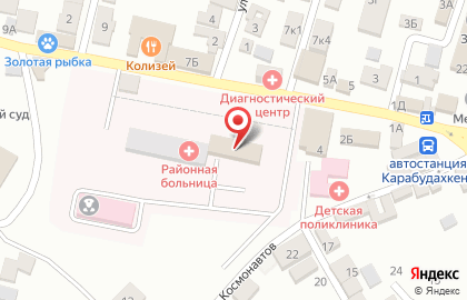 Пункт вакцинации от COVID-19 на улице Космонавтов на карте