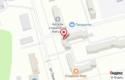 Магазин Живое пиво на улице Геологов на карте