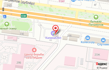 Киоск Стардог!s на проспекте Патриотов на карте