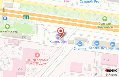 Киоск Стардог!s на проспекте Патриотов на карте