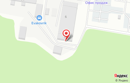 Автокомплекс по продаже автозапчастей и ремонту корейских автомобилей Сибирь-Корея на карте
