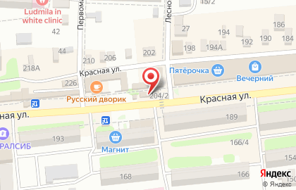 Салон-магазин МТС на Красной улице на карте