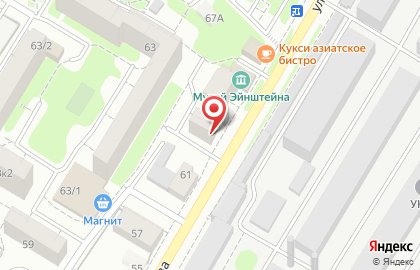 Рекламная компания Симс в Ленинском районе на карте