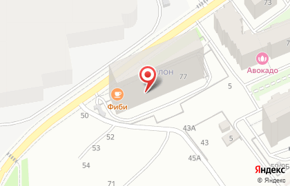 Супермаркет Пятёрочка в Советском районе на карте