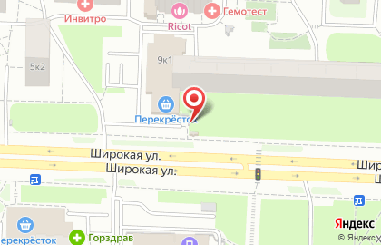 Киоск печатной продукции Медиа-Селект в Северном Медведково на карте