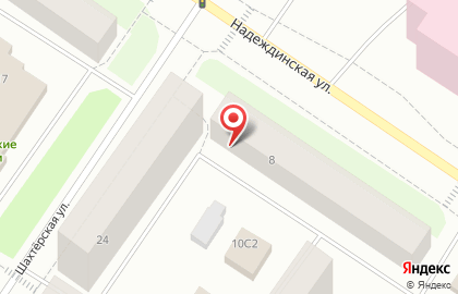 Центр страхования на Надеждинской улице на карте