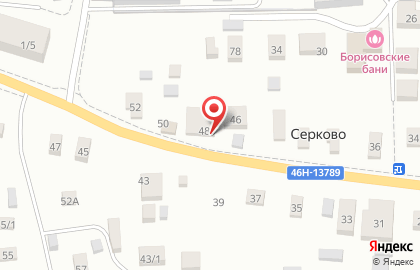 Продуктовый магазин на ул. Серково д, 50 на карте
