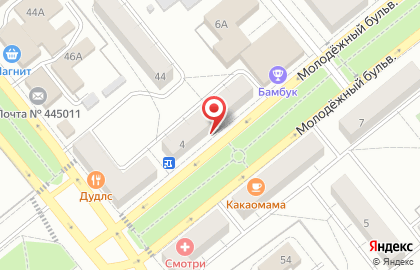 Интернет-магазин Lamoda.ru на Молодежном бульваре на карте