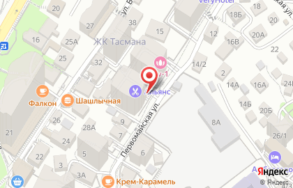 Кафе Welcome на Первомайской улице на карте