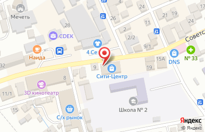 Салон сотовой связи Сотовик на Советской улице на карте