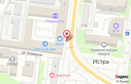 СберБанк на площади Революции в Истре на карте