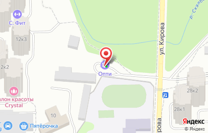 Официальный партнер Газпром нефть Опти на улице Кирова на карте