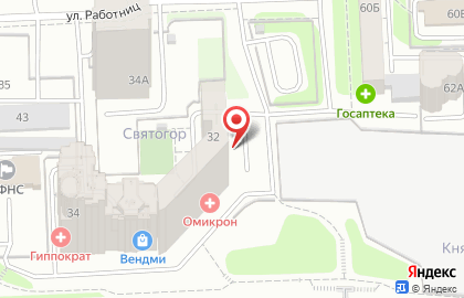Типография Верже на улице Братьев Кашириных на карте