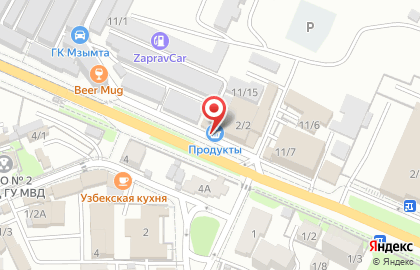 Гастроном Гермес на Приреченской улице на карте
