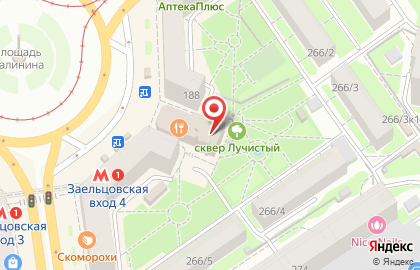 Велнес-центр ТОНУС-КЛУБ на Красном проспекте на карте