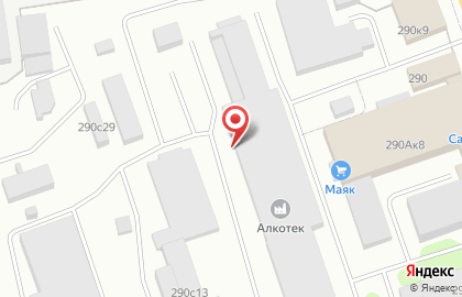 Производственно-складской комплекс Алкотек на карте