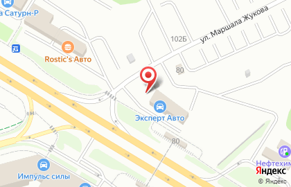 Шиномонтажная мастерская на улице Спешилова на карте