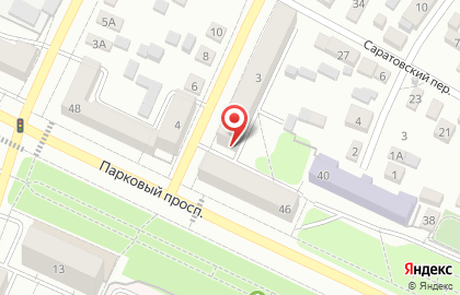 Шаринбург на Парковом проспекте на карте