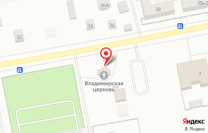 Церковь Святого Равноапостольного князя Владимира на улице Строителей на карте