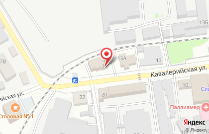 Мясной магазин Тамбовмясопродукт на Кавалерийской улице на карте
