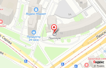 Школа программирования Прогиум в Московском районе на карте