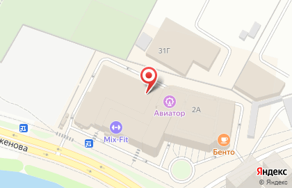 Супермаркет Перекрёсток на улице Баженова в Жуковском на карте