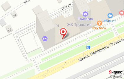 Академия развития интеллекта AMAKids на проспекте Народного Ополчения на карте