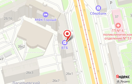 Банкомат ВТБ в Санкт-Петербурге на карте