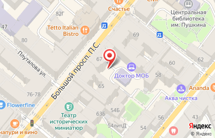 КомПом в Петроградском районе на карте
