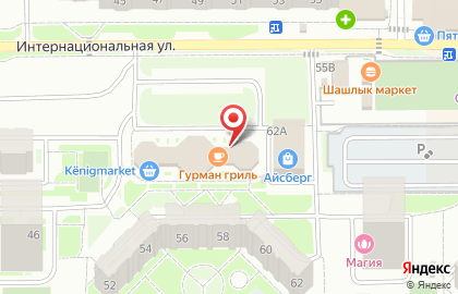 Магазин разливного пива BeerZelis на Интернациональной улице на карте
