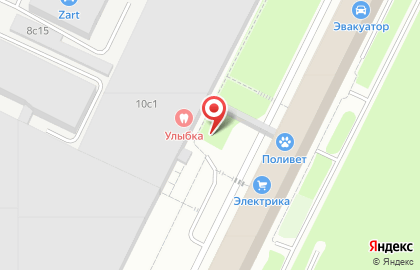 Стоматология Улыбка в Москве на карте