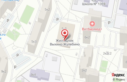 Жилищник Жулебино района Выхино-Жулебино на карте