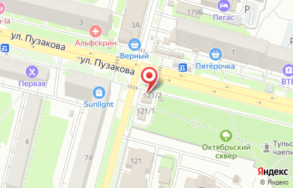 Магазин цветов в Туле на карте