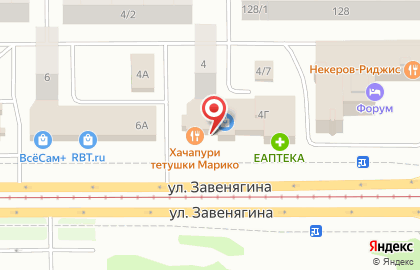 Торговая компания Киловатт в Правобережном районе на карте