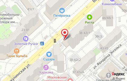Сервисный центр по ремонту компьютеров на Бакунинской улице на карте