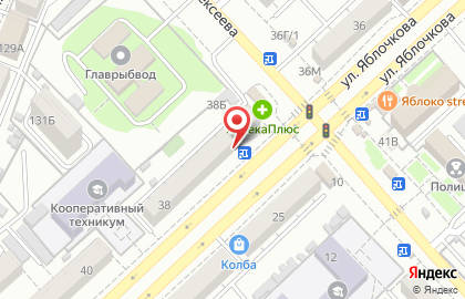 Магазин Яблочко на улице Яблочкова на карте
